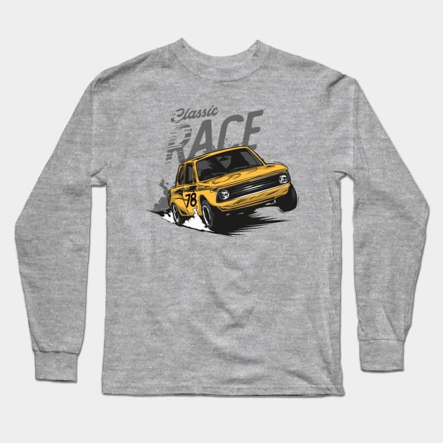 Classic Race Car 78 Long Sleeve T-Shirt by funkymonkeytees